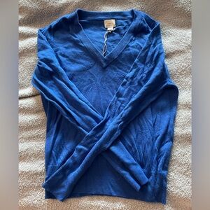 A New Day Royal Blue V Neck Sweater